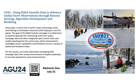 SnowEx Community AGU session