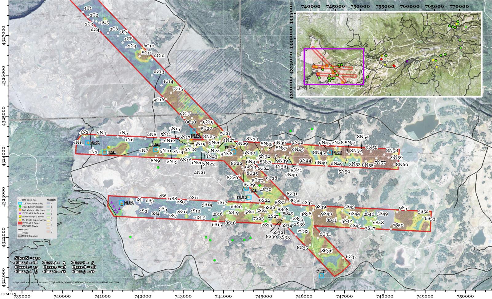 GMIOP field sites